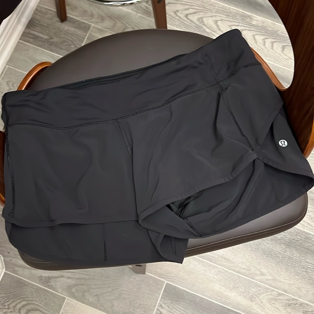 Lululemon Black Running Shorts Size 10